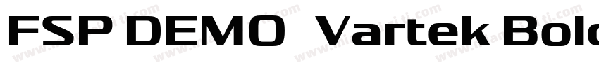FSP DEMO   Vartek Bold字体转换